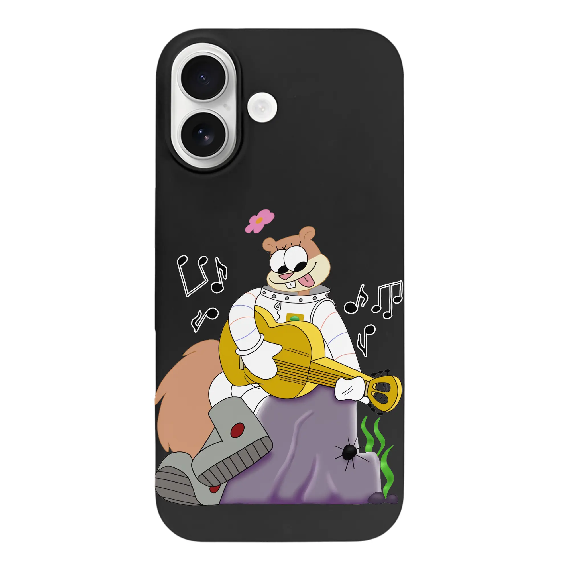 スポンジボブ グッズ サンディ - iPhone 17 シリーズ シリコンケース 薄型 耐衝撃 指紋防止 ソフトタッチカバー 精密フィット 傷防止 保護ケース iPhone 17/17 Air/17 Pro/17 Pro Max 対応